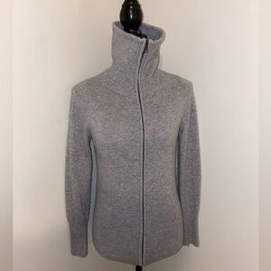 100% Cashmere Zip Up Cardigan